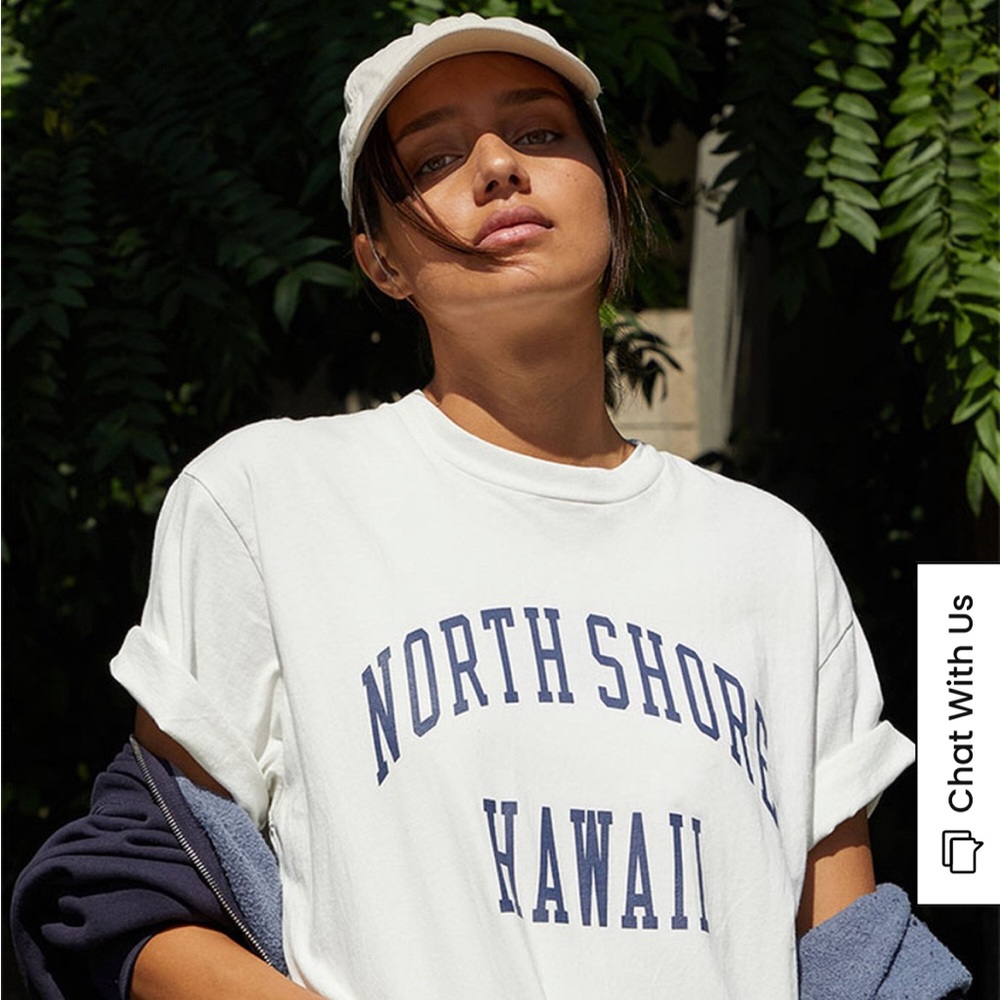 Brandy Melville North Shore Hawaii T-shirt Good as New!